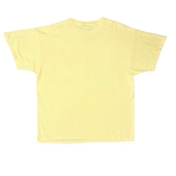Vintage 90s Delta Pro Weight yellow butterfly print t shirt XXL - Picture 4 of 12